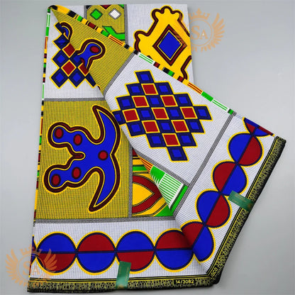 2024 New Hot Sale African Wax Veritable Wax Guaranteed Real High Quality wax print fabric Pagne African Ankara abc