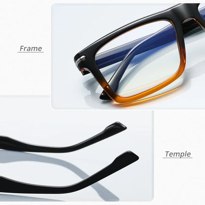 Ralferty TR90 Eyeglass Frames Men Square Business Prescription Glasses Anti-glare Blue Light Glasses Myopia Optic Frame 2025 New