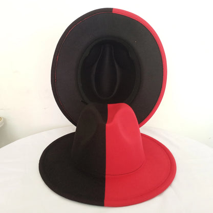 men hats feather men fedoras lady woolen felt church hat unisex  bowknot  jazz hat for men and women