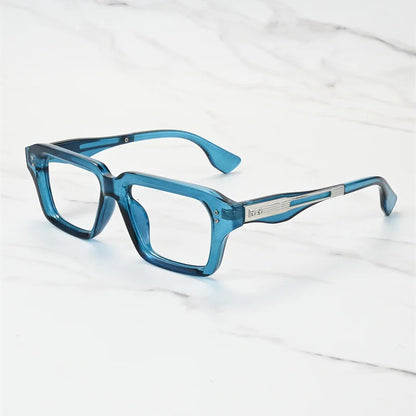 New Brand Design Square Alloy Frame Myopia Glasses Prescription Photochromic Anti Blue Light Women Shortsight Eyewear 0 to -6.00