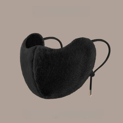 Cycling warm mask for women, winter with thick fleece and high beauty breathable and eye corner protection windproof mask