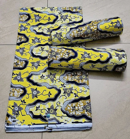 African Wax Fabric High Quality Wax Nigerian Ankara Block Prints New Arrivals Batik Fabric Dutch Pagne 100% Cotton For Sewing