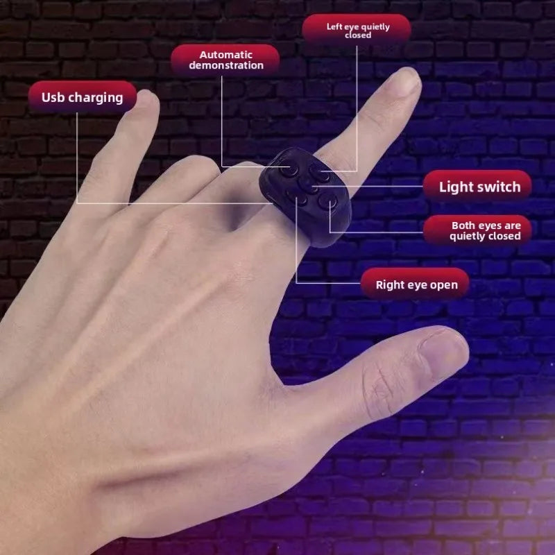 Spider Man headgear eyes movable electric blinking luminous extraordinary mask Wan Christmas cos helmet