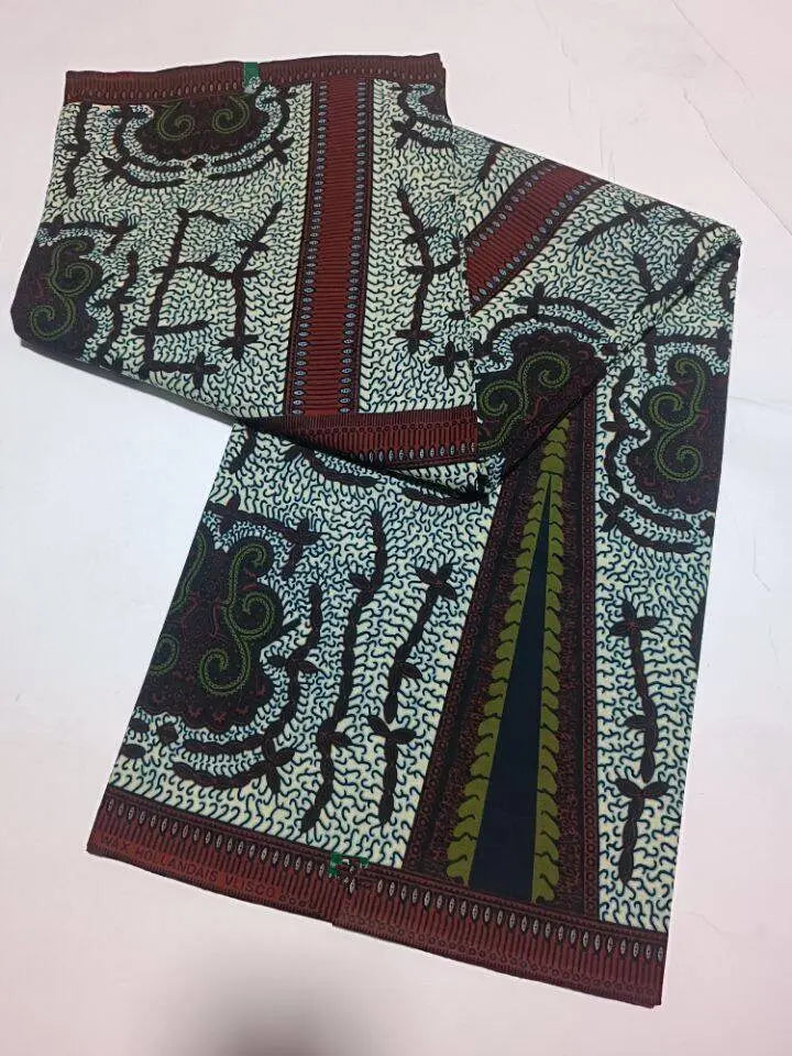 Style Pagne Guaranteed Veritable Original African Real Wax Fabric For Party Dresses Ankara Wax Print Fabric 100% Cotton Ghana