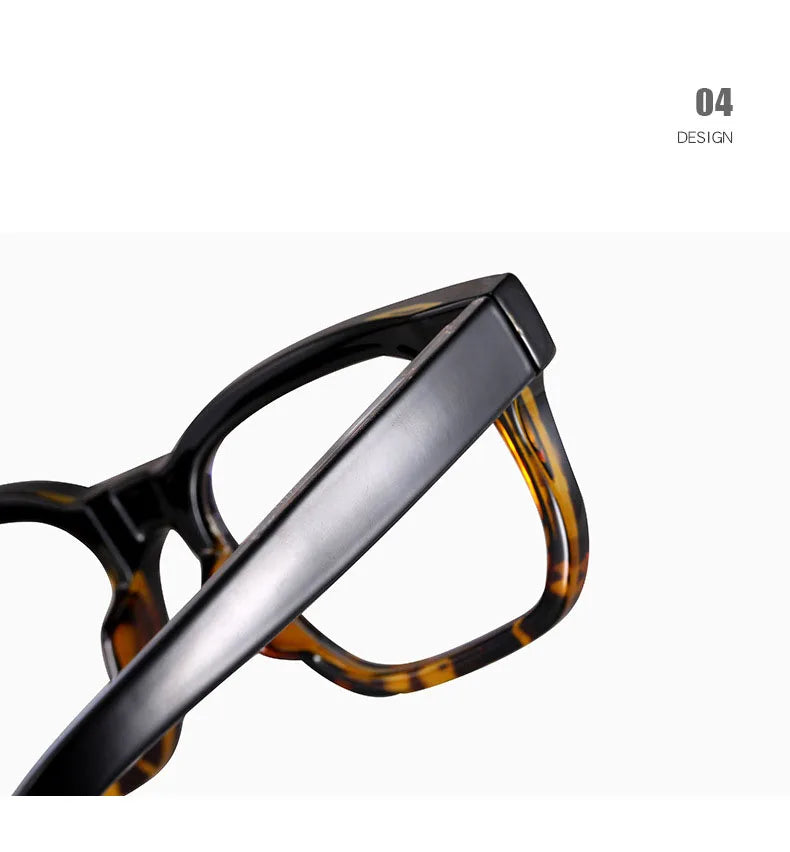 Brand Designer Fashion Square Reading Glasses Luxury Women Men Big Frame Magnifing Glasses Anti Blue Light Presbyopia Eyeglasses
