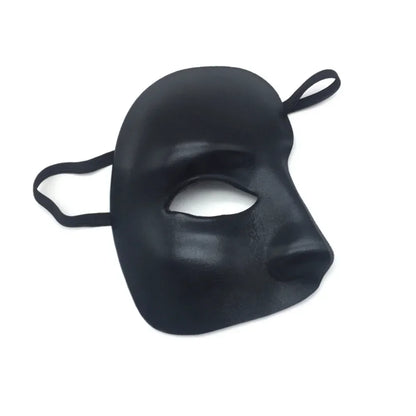 Half Face One-eyed Masquerade Mask Gold Silver Black Masquerade Party Dance Men Women Halloween Half Face Mask Decoration