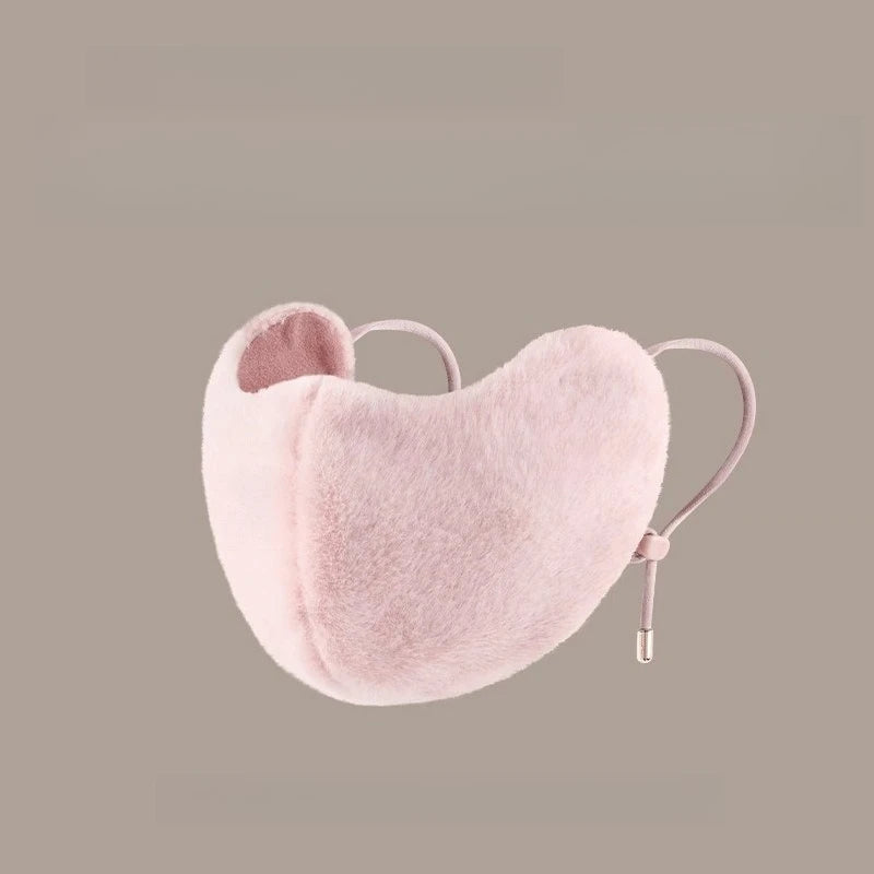 Cycling warm mask for women, winter with thick fleece and high beauty breathable and eye corner protection windproof mask