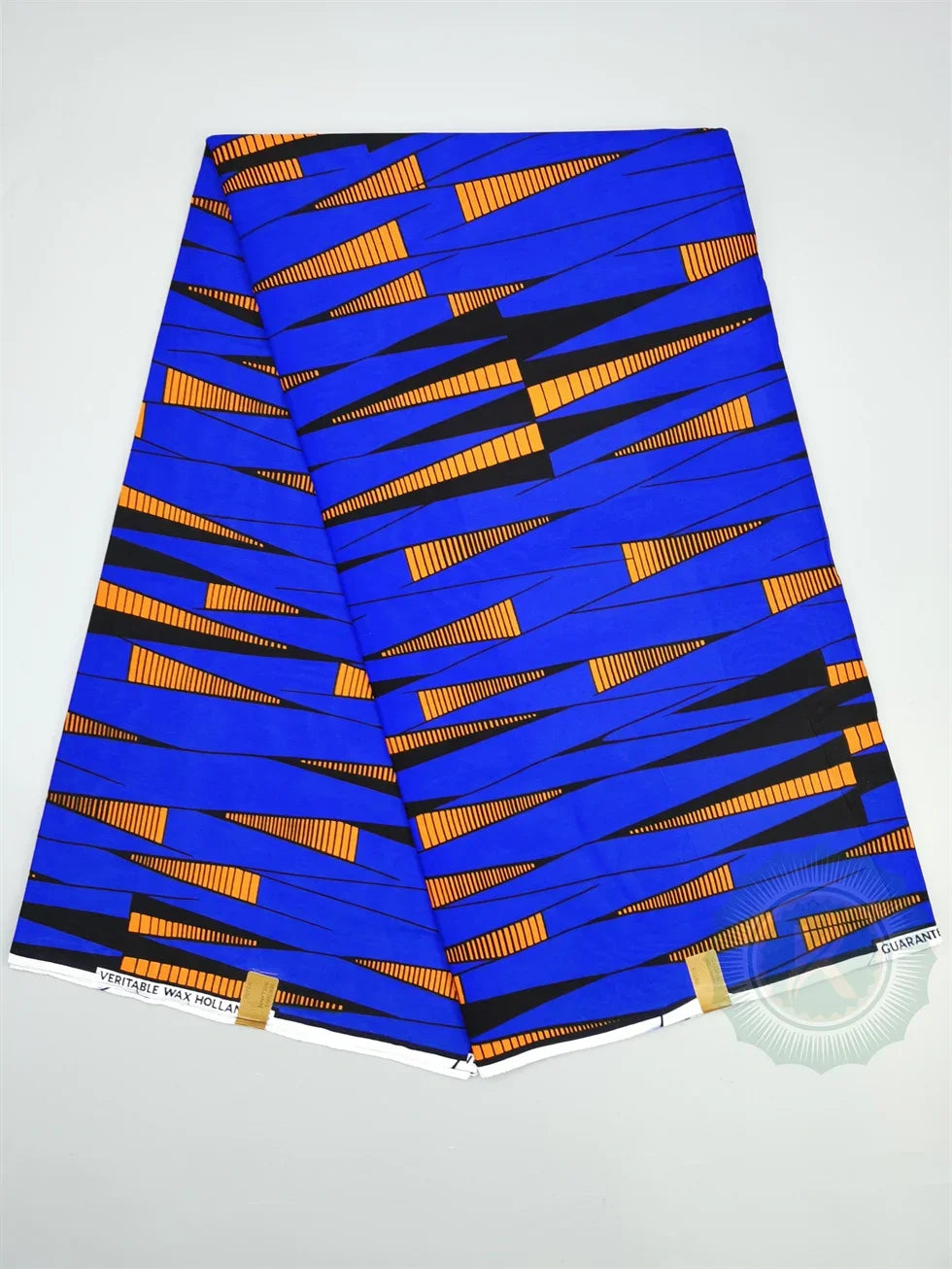 Dutch Hollandais Printed Fabric for African Classical Dress Veritable Real Wax Guaranteed 100% Cotton 6 Yards