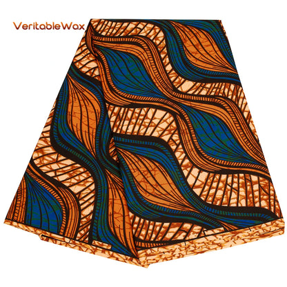 African Ankara Wax Fabric Patchwork Retro Style Double Prints Warp DIY Cloth Sewing Materials Africa Loincloth Polyester Tissu
