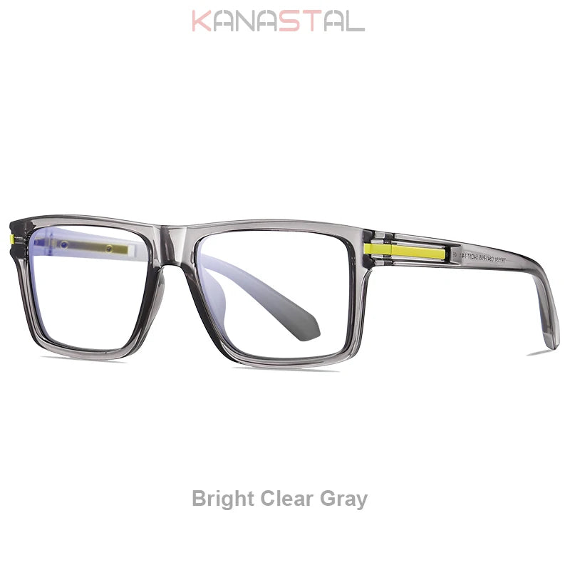 Men Prescription Reading Glasses Optical Lenses Myopia Eyewear Women Blue Light Blocking Goggles TR90 Square Eyeglasses Frame