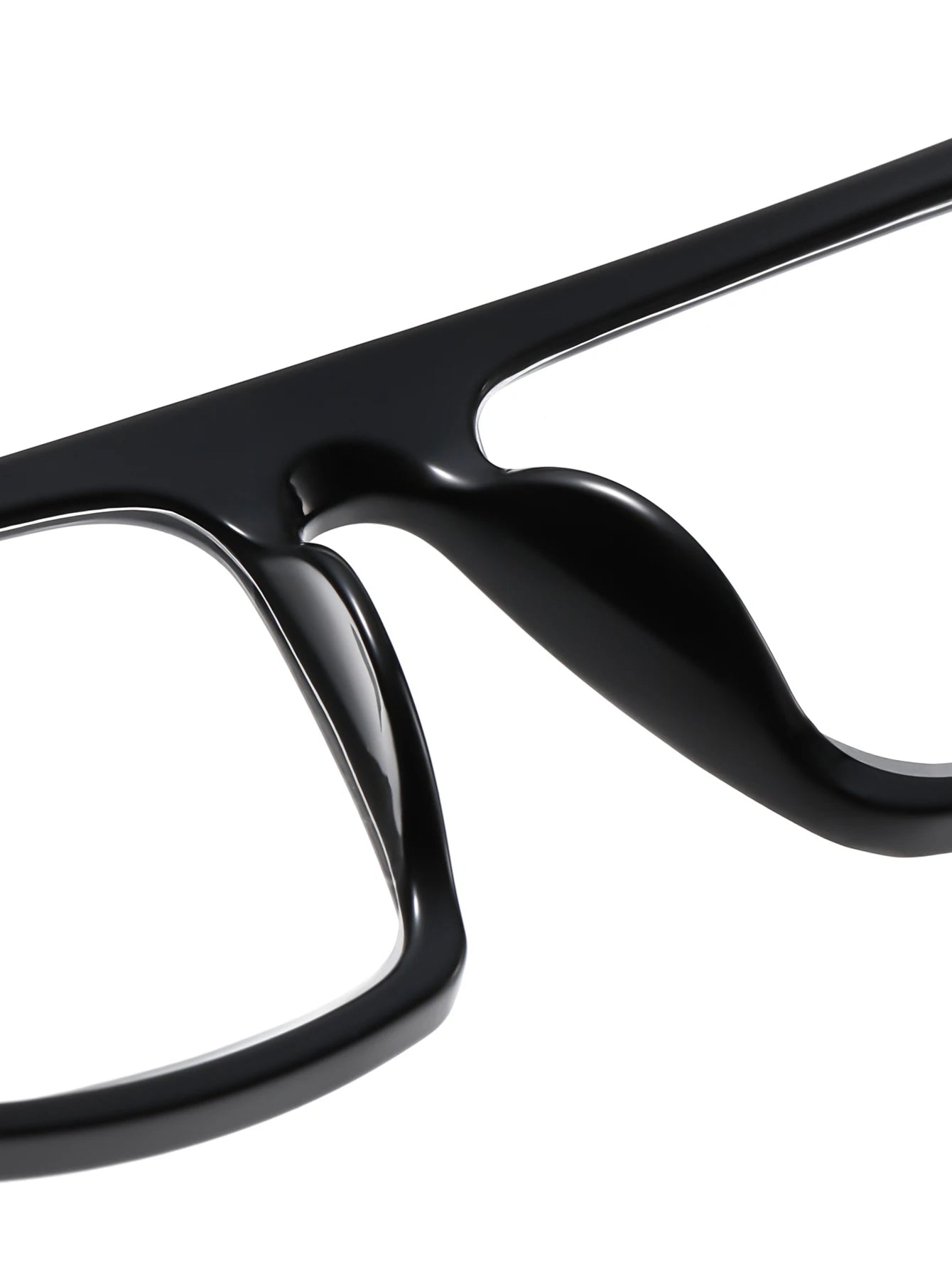 2025New Style Square Frame Big Face Slimming Reading Glasses Trendy Rice Nail Reading Glasses