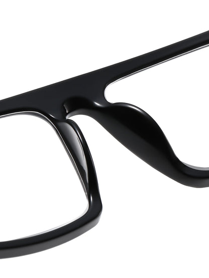 2025New Style Square Frame Big Face Slimming Reading Glasses Trendy Rice Nail Reading Glasses