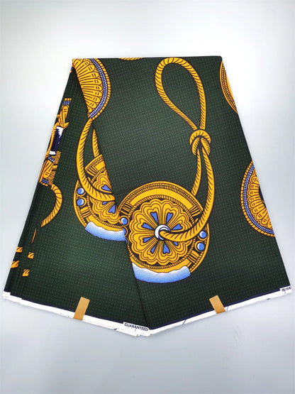 Dutch Ankara Wax Print Fabric High Quality Wax African Hollandais Fabric 100% Cotton Soft African Veritable Real Wax for Dress