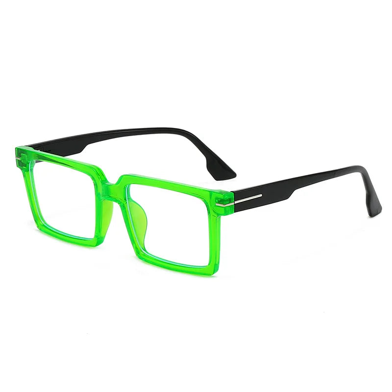 Square Women Reading Eyeglass Fashion Progressive Glasses Man's Myopia Eyewear Customized Prescription Lenses