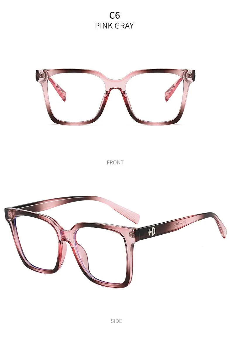 Retro Reading Eyeglasses for Women Oversize Cat Eye Anti Blue Light Presbyopia Glasses Prescription Eyewear 0 -To +600