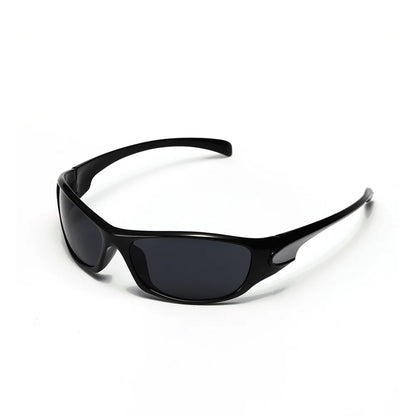Y2K Silver Sunglasses Color Hollowed Out Future Sense Of Technology Hot Girls Net Red Sunglasses Women Sunglasses Trendy Men