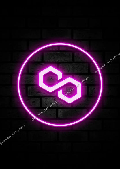 Bitcoin and Ethereum ETH BTC Neon Crypto Market Office Wall Art Pop Posters Prints Canvas Painting Room Home Decor