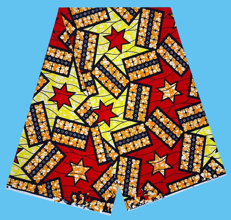 Ankara Fabric African Real Wax Print Cotton 100% New Design 2024 Tissus Wax Africain Patchwork Fabric For Dress 6yard Sales Soft