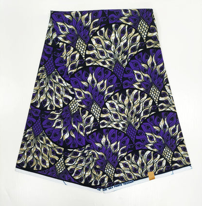 2025 Newest Ankara Real Wax Fabric Guaranteed Veritable African Wax Print Pagne Fabric 100% Cotton 6 Yards Ghana Style Dresses