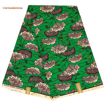 African Ankara Wax Fabric Patchwork Retro Style Double Prints Warp DIY Cloth Sewing Materials Africa Loincloth Polyester Tissu