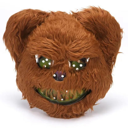 Halloween Horror Bloody Head Cover Mask Rabbit Bear Cosplay Mask Carnival Costume Headgear Props Handmade Party Decoration