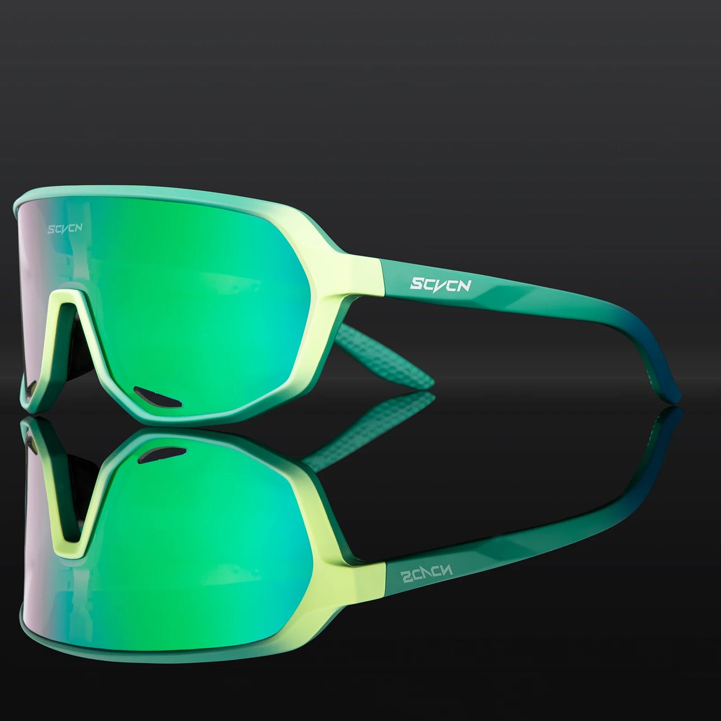 SCVCN Fashion Sports Running Glasses Outdoor Bicycle Drive Hiking Sunglasses Men MTB Cycling Sunglasses Women Road Bike Glasses