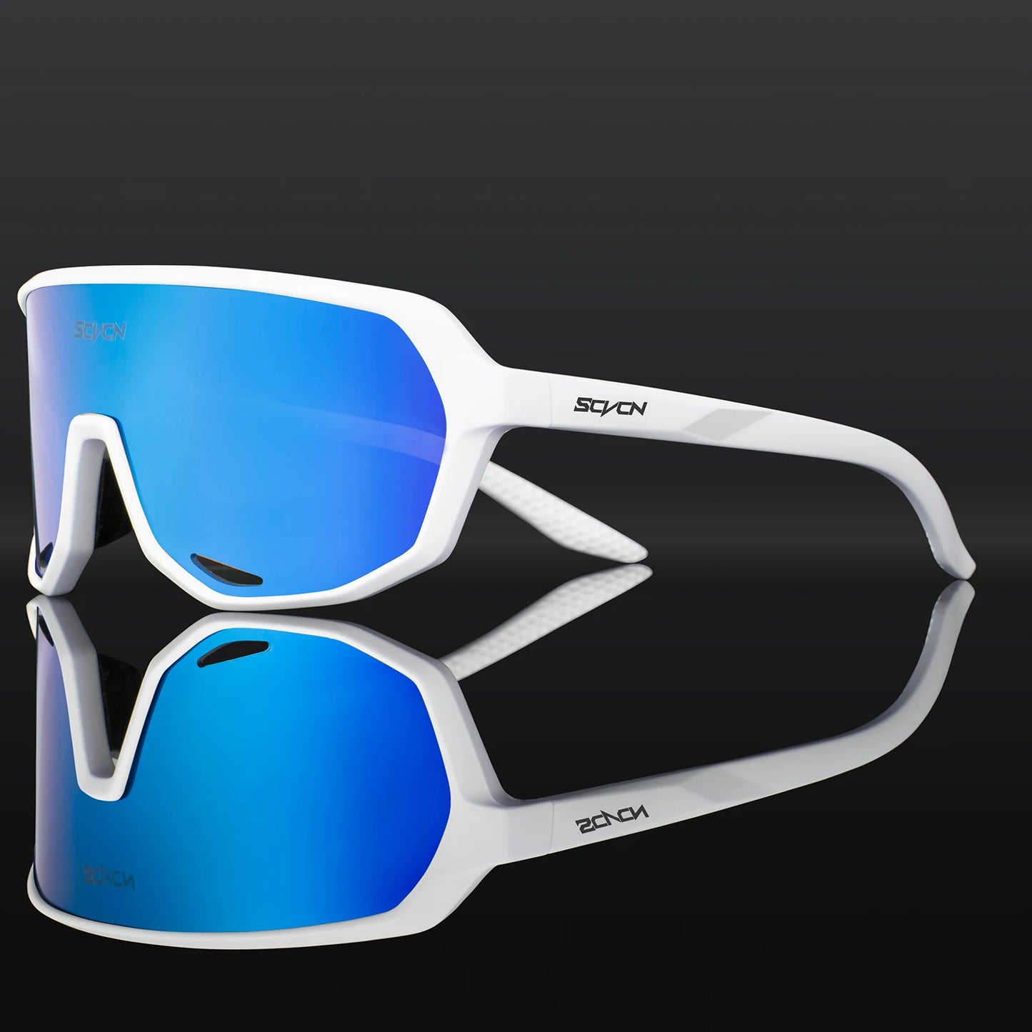 SCVCN Fashion Sports Running Glasses Outdoor Bicycle Drive Hiking Sunglasses Men MTB Cycling Sunglasses Women Road Bike Glasses