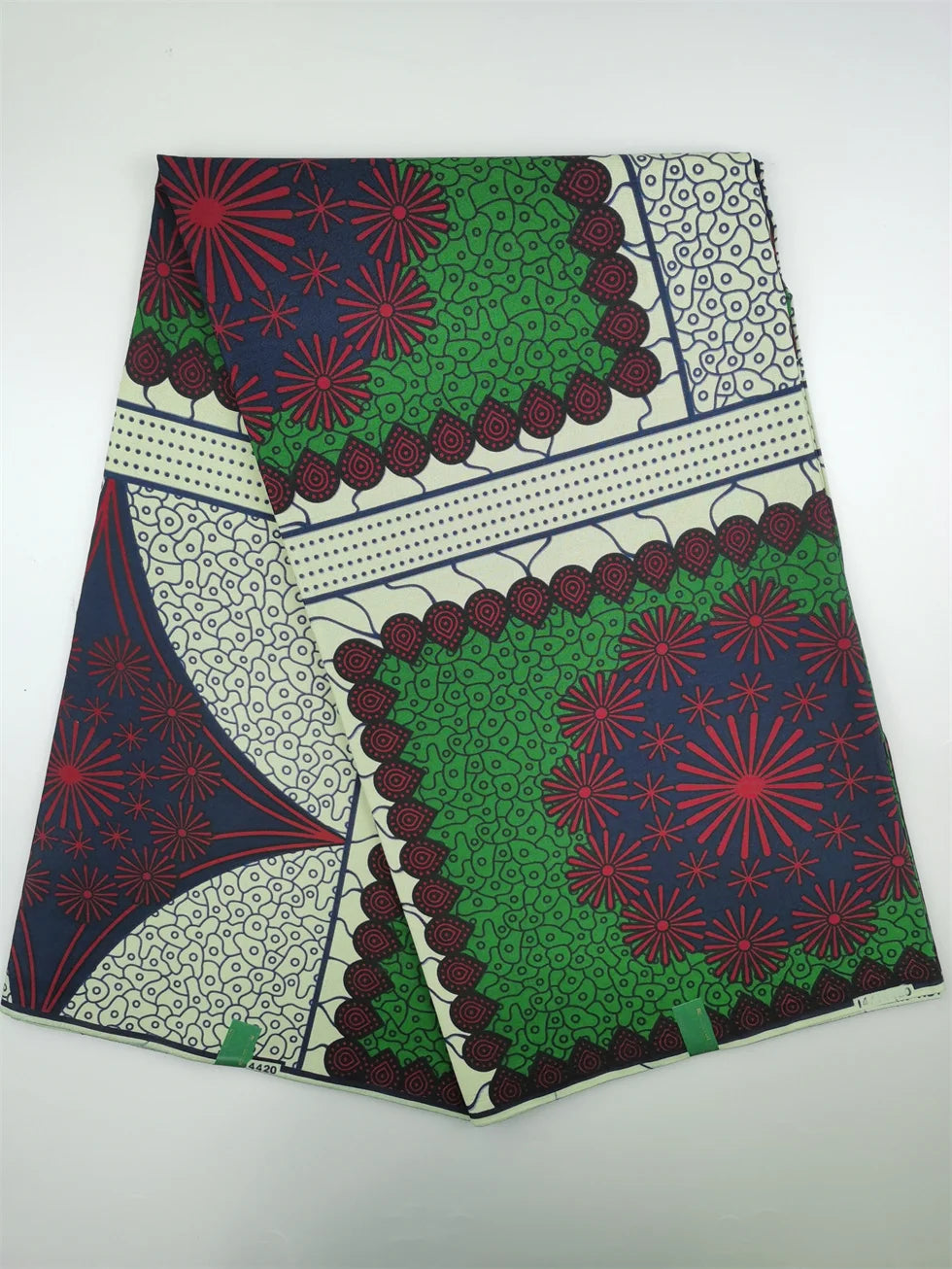 Dutch Hollandais Printed Fabric for African Classical Dress Veritable Real Wax Guaranteed 100% Cotton 6 Yards