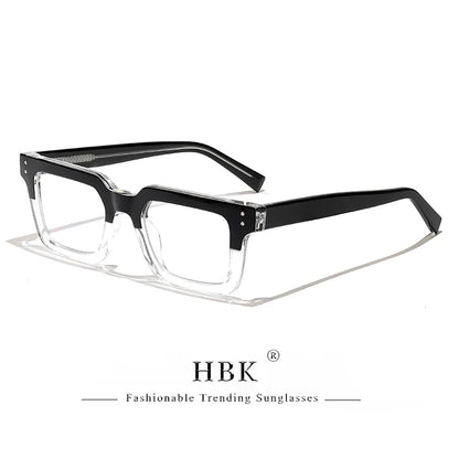 HBK Fashion Glasses Frames for Men TR90 Square Anti Blue Light Women's Daily Simple Business Glasses Optical Eyeglasses Frame