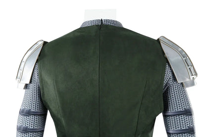 Doctor Doom Cosplay Costume Green Suits Silver Mask Silver Boots