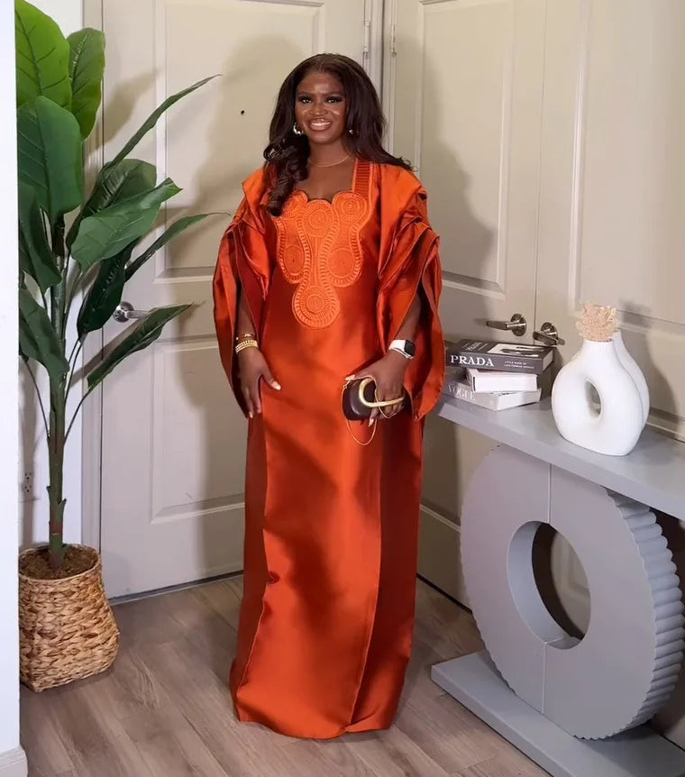 African Dresses for Women Traditional Africa Clothing Dashiki Ankara Outfits Gown Abayas Robe Muslim Kaftan Maxi Long Dress 2025