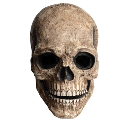 Movable Jaw Mask Non-Toxic Skull Mask Latex Headgear Tear-Resistant Full Head Skull Helmet For Outdoor Decorations Halloween