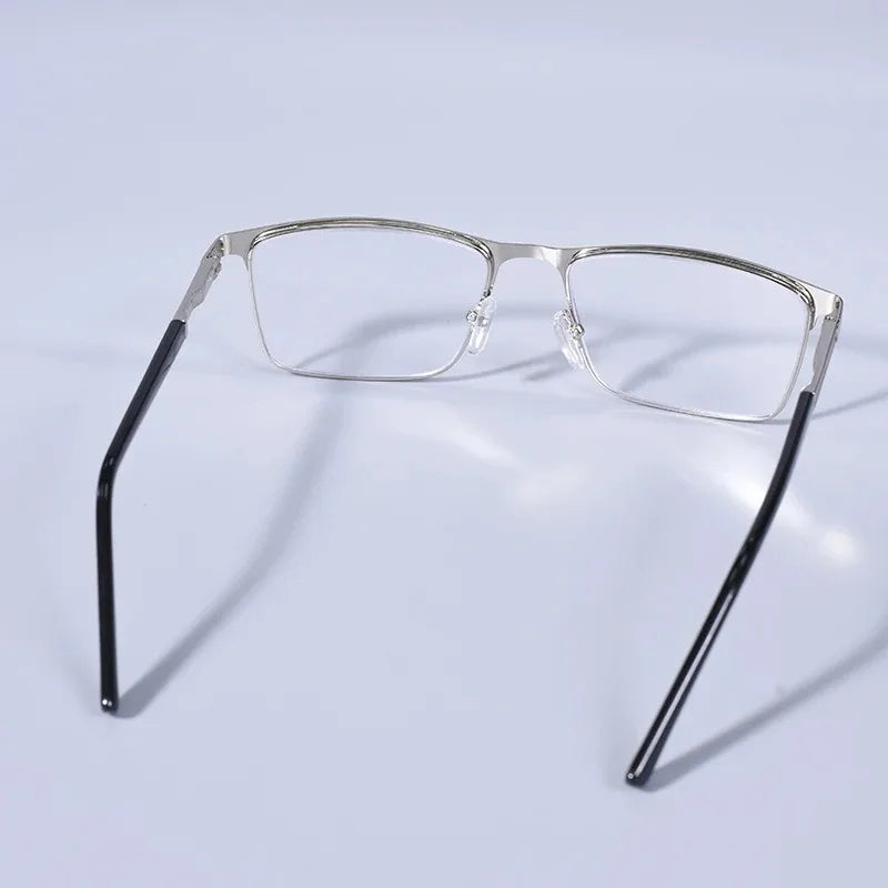 Double Color Oversize Frame Reading Glasses For Men And Women Anti blue Light High Quality Square Presbyopia Glasses+175