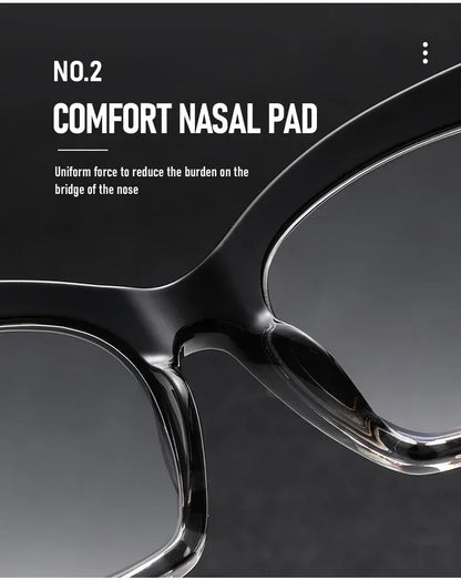 2025 New Style Reading Glasses for Women Fashion Men Oversized Square Prescription Glasses Large Frame Anti-blue Presbyopia