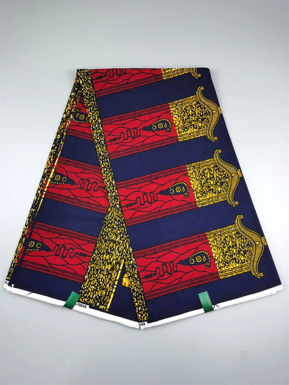 Dutch Ankara Wax Print Fabric High Quality Wax African Hollandais Fabric 100% Cotton Soft African Veritable Real Wax for Dress