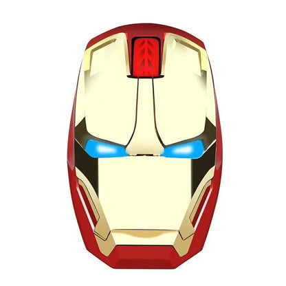 Cool Wireless Iron Man Mouse Mice Ergonomic 2.4g Portable Mobile Computer Click Optical Usb Receiver For Pc Laptop Mac Book Toys