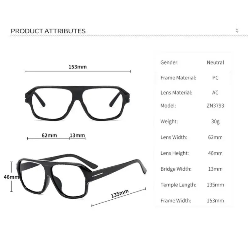 Men Women Anti-fatigue Eye Protection Reading Glasses Anti Blue Light Large Frame Square Designer Magnifiers Presbyopic Glasses