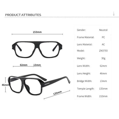 Men Women Anti-fatigue Eye Protection Reading Glasses Anti Blue Light Large Frame Square Designer Magnifiers Presbyopic Glasses