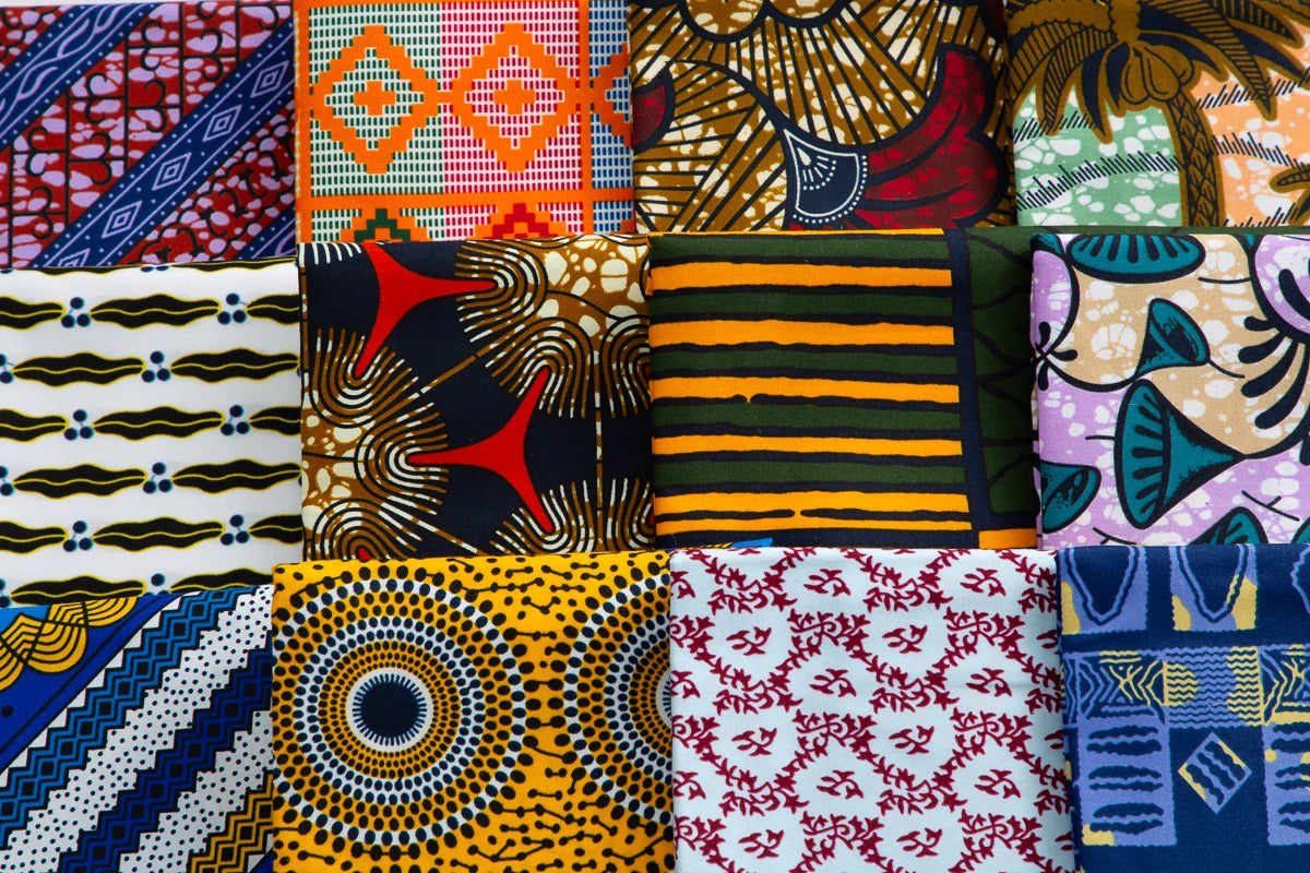 African New Wax Fabric Nigeria Ankara Wax Fabrics Newest Design Block Prints Batik Dutch For Dresses Sewing Cloth Materials