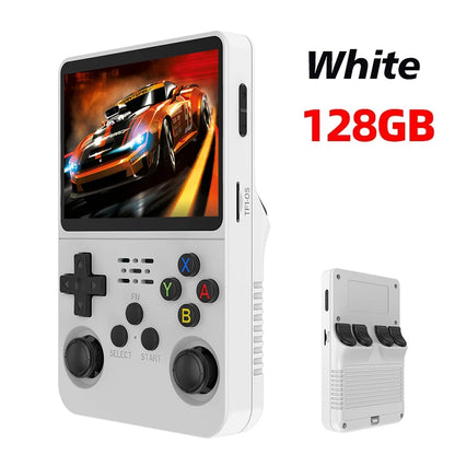 2026 New R36S Retro Handheld Game Console Linux System 3.5 Inch IPS Screen Portable Pocket Video Player 128GB 20000+ Games Gift