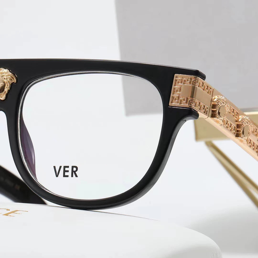 Fashionable Business Square Anti-Blue Light Glasses Personalized Light Luxury Brand Glasses Frame Support Optical Customization