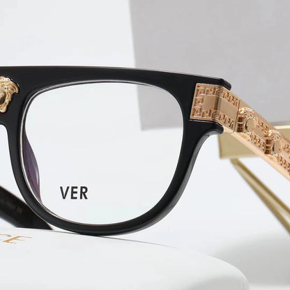 Fashionable Business Square Anti-Blue Light Glasses Personalized Light Luxury Brand Glasses Frame Support Optical Customization