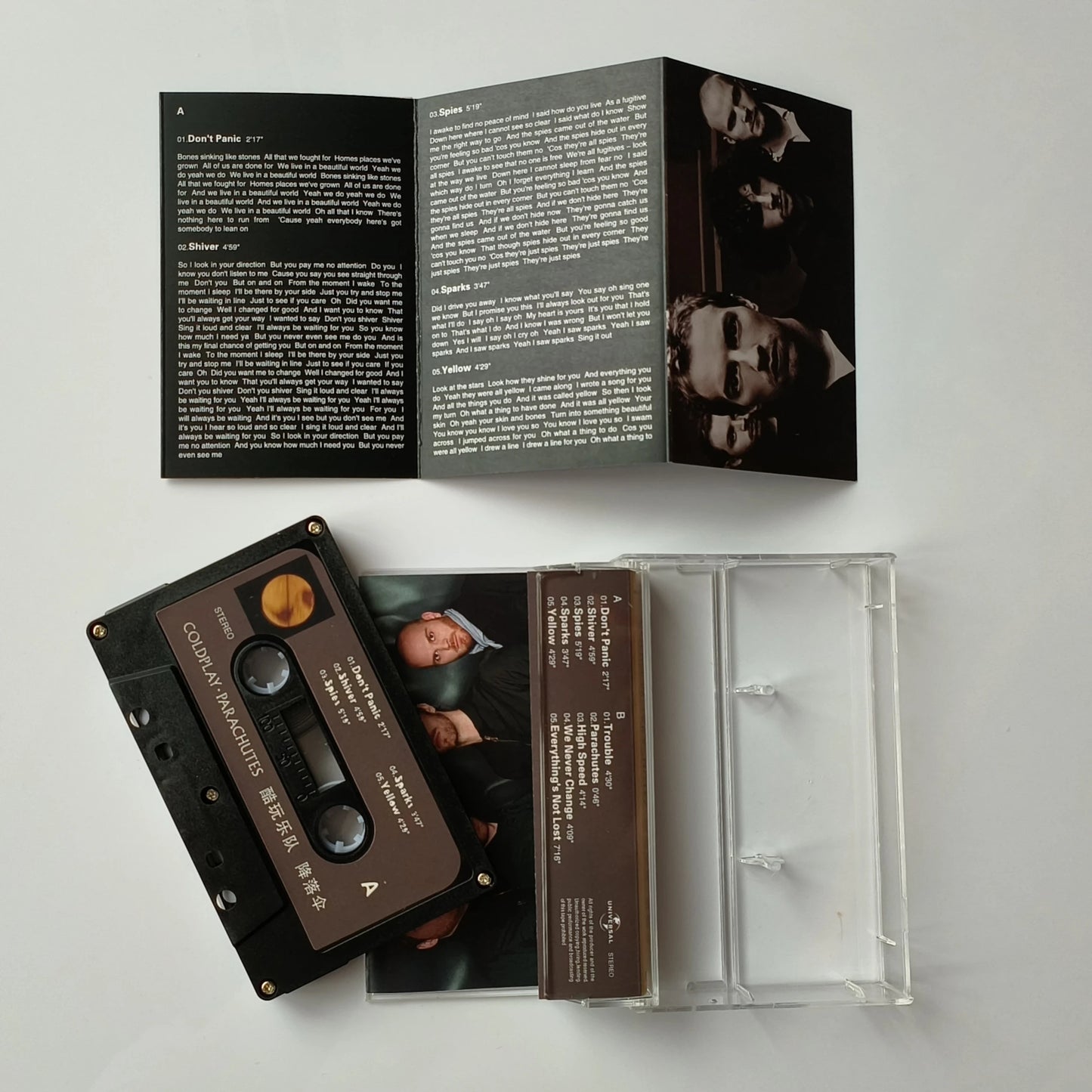 Classic Coldplay Music Tape A Rush of Blood to the Head Album Parachutes Cassettes Cosplay Recorder Soundtracks Box Party Music