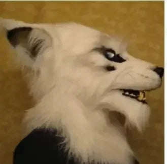 Eagle mask Eagle hood Halloween simulation animal Bulldog Parrot Old man Young man hood mask