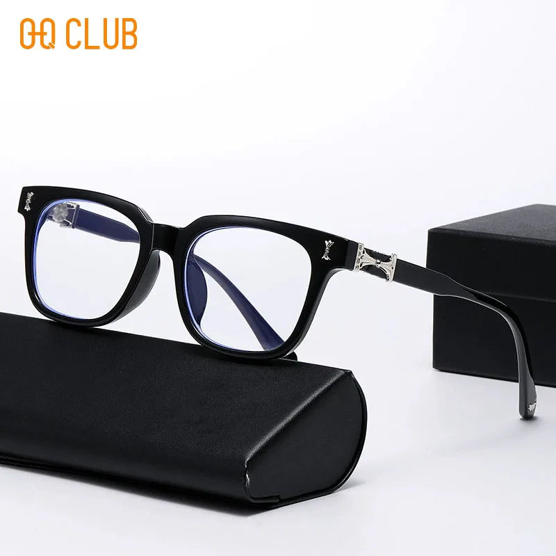 O-Q CLUB Square Plus Reading Glasses for Men Glass Luxury Lunette De Lecture Femme Optical Lenses With Recipe Women Lens Eyewear