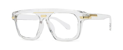 New Oversized Korea Style Reading Presbyopic Glasses Men Anti Blue Light Presbyopia Eyeglasses Fashion Square Pilot Optical Glas