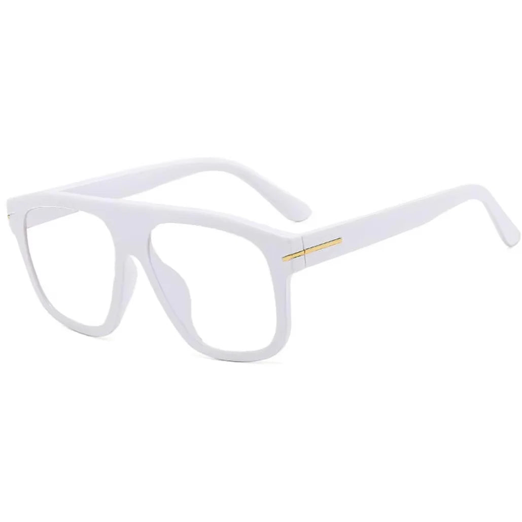 Oversized Square Reading Glasses Woman Men Decoration Retro Eyeglasses Trendy Anti Blue Light Single Focus Presbyopic Glasse