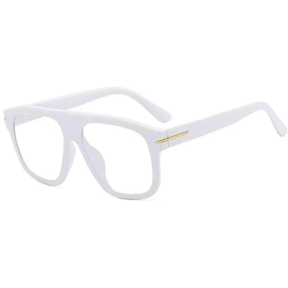 Oversized Square Reading Glasses Woman Men Decoration Retro Eyeglasses Trendy Anti Blue Light Single Focus Presbyopic Glasse