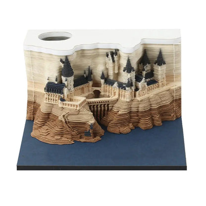 2026 Treehouse 3D Desktop Calendar Sticky Notes Creative Crafts Souvenirs Paper Carvings Memo Pad New Year Gifts Office Ornament