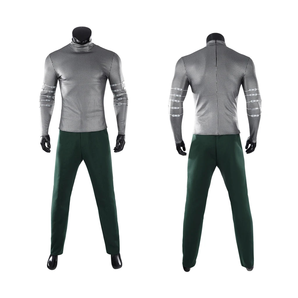 New Doom Cosplay Costume High Quality Green Cloak Mask Shoes Armor Set Men's Superhero Role Play Uniform Halloween Outfit Custom